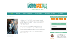 Desktop Screenshot of mommybacktalk.com